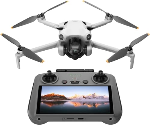 DJI Mini 4 Pro (con DJI RC 2), Mini Drone Pieghevole per Adulti con Fotocamera in 4K
